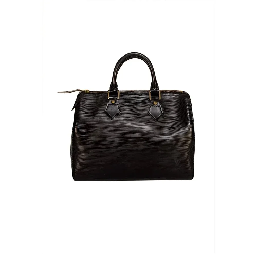 Louis Vuitton - Black Epi Leather Speedy Handbag
